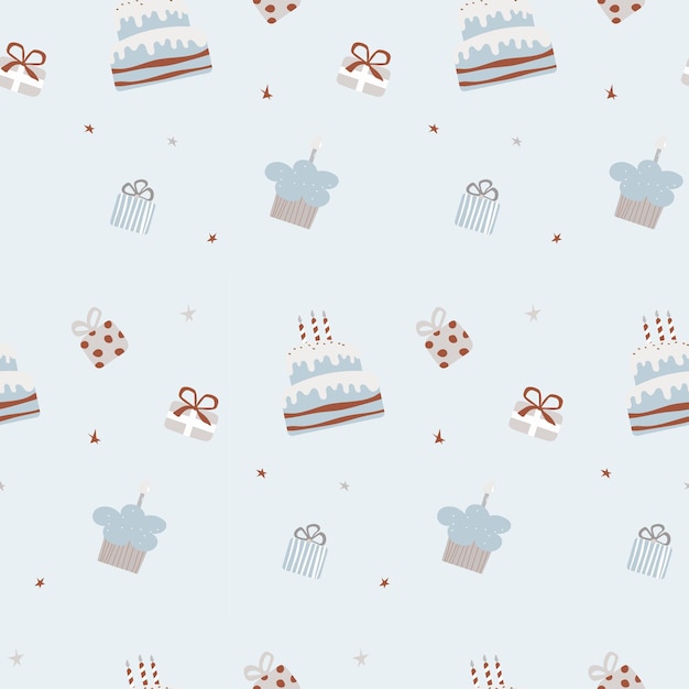 Festive birthday pattern