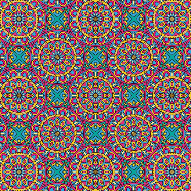 Festive colorful ornamental vector ethnic