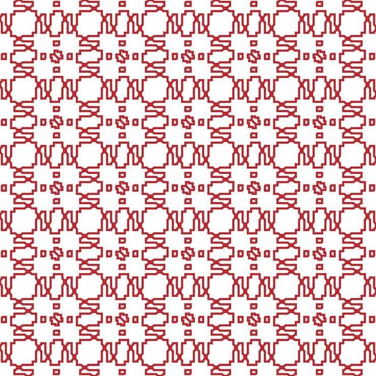 Vector festive geometric wallpaper for christmas holiday family decorations