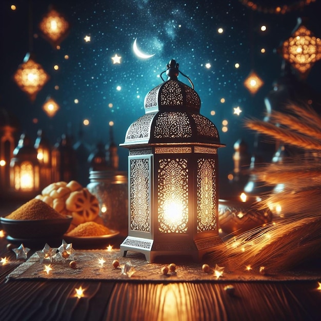 Festive photo ramadan kareem background