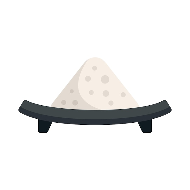 Vettore icona del formaggio feta vettore piatto freek morbido tofu oliva isolato