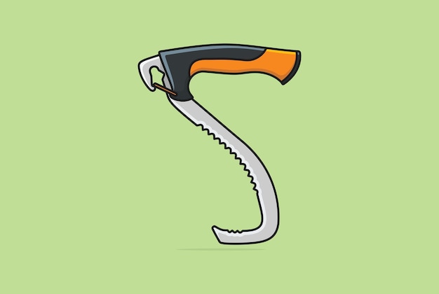 Field cutter tool vector illustration. agricultural and gardening working tool object icon concept.