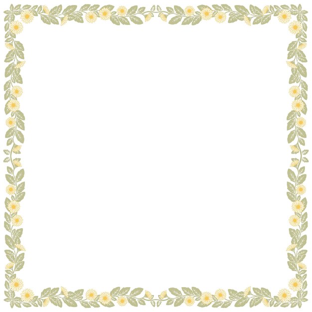 Field Daisy Square Frame