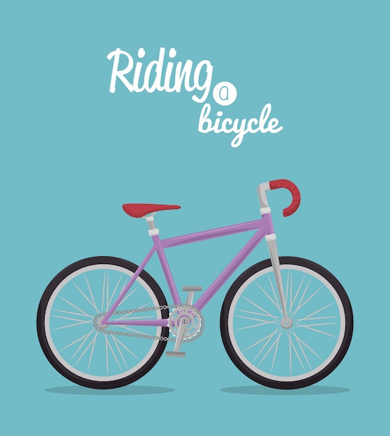 fiets levensstijl ontwerp