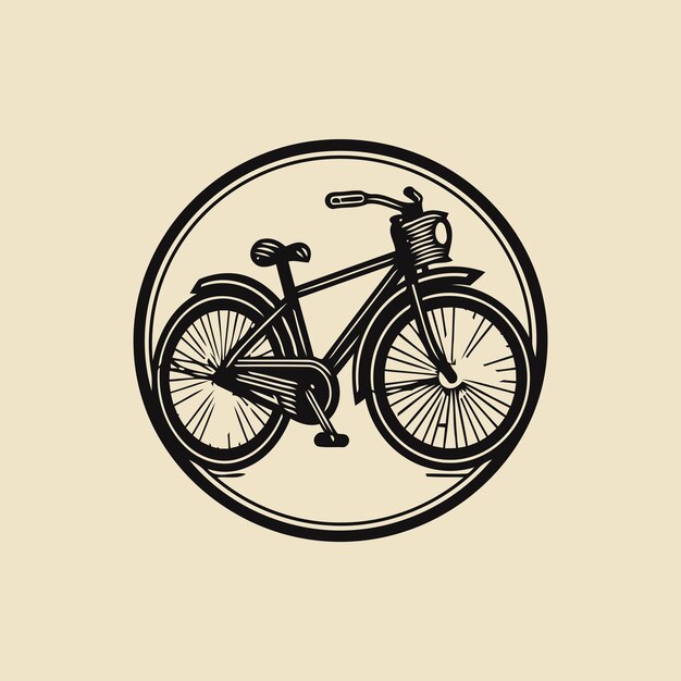 Vector fiets logo ontwerp vectorillustratie