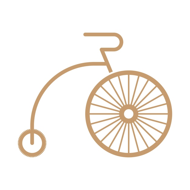 Vector fiets logo pictogram ontwerp