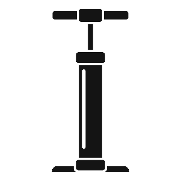 Fiets luchtpomp pictogram eenvoudige vector Machine station Supply power