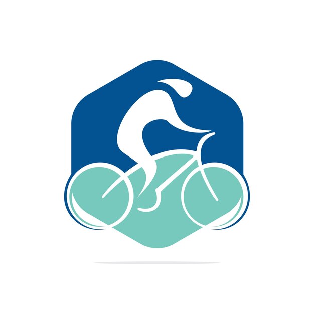 Fiets pictogram vector logo ontwerp