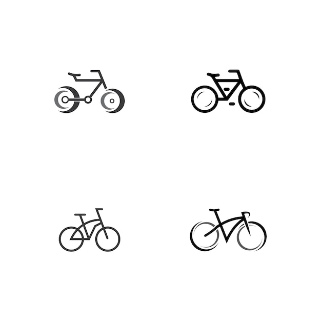 Fiets pictogram vector ontwerpsjabloon