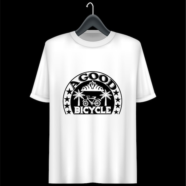 Fiets T-shirt ontwerp