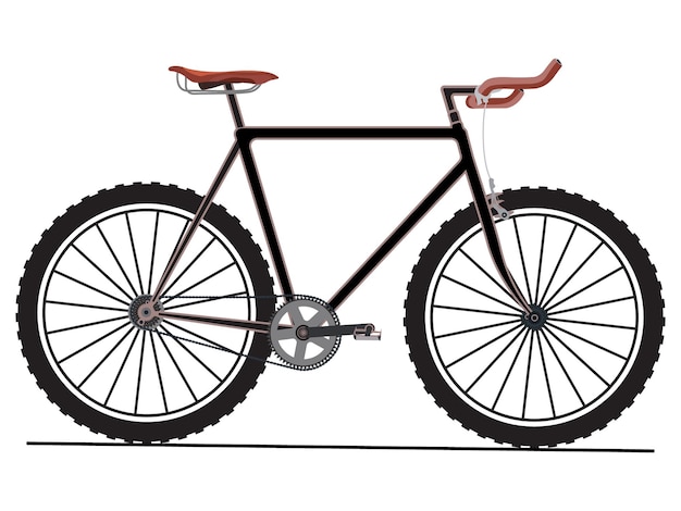 Fiets vector en illustratie.