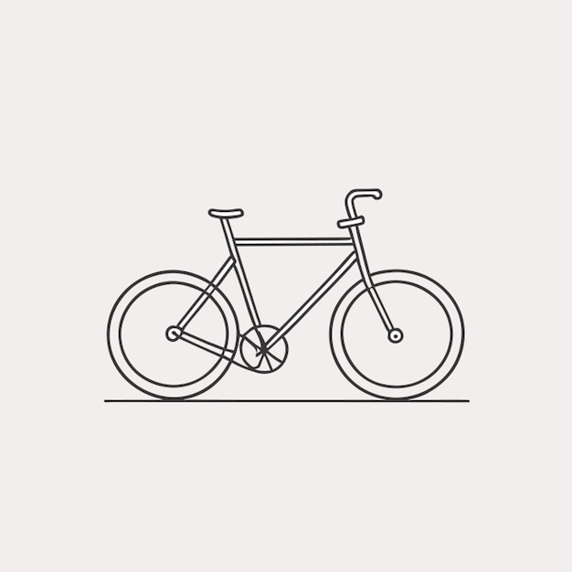 fiets vector illustratie lijn kunst