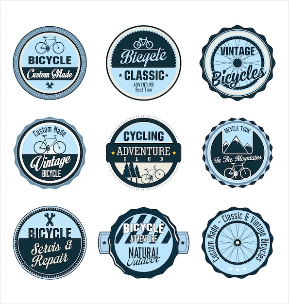 Fietsbadges en labels