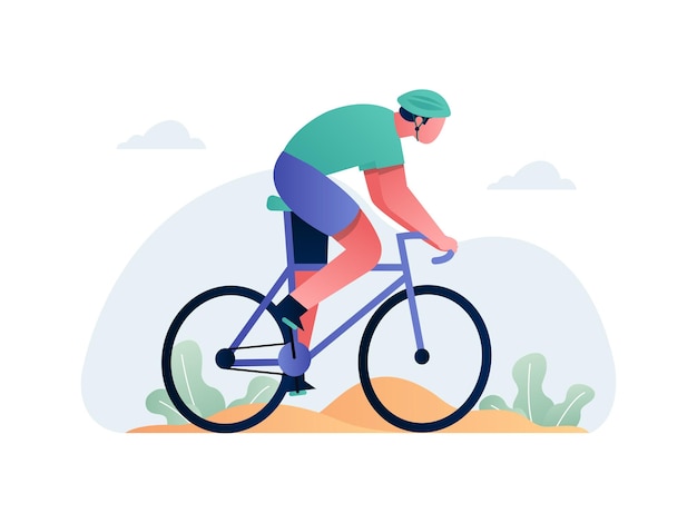 Fietsen Illustratie