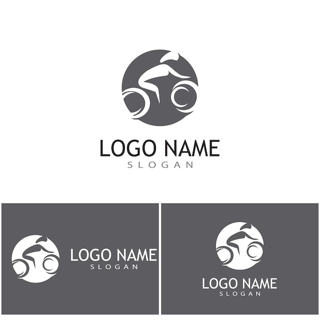 Fietsen Logo Template vector symbool natuur