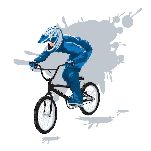fietser op de fiets
