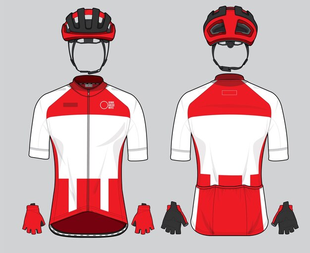 Vector fietsteam trui fietsen uniform