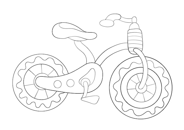 Fietsvervoer voor volwassenen en kinderen Vrijetijdsactiviteiten en sport Vectorillustratie