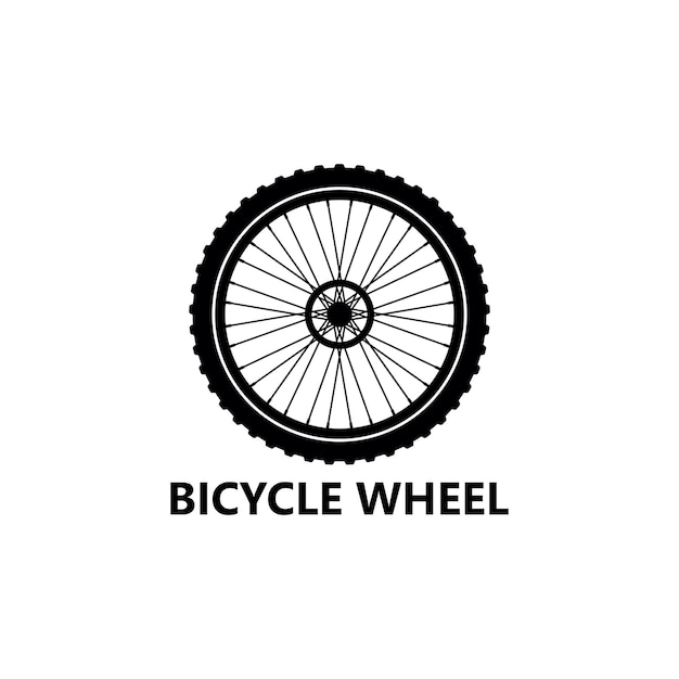 Fietswiel Logo Template Design Vector, embleem, ontwerpconcept, creatief symbool, pictogram