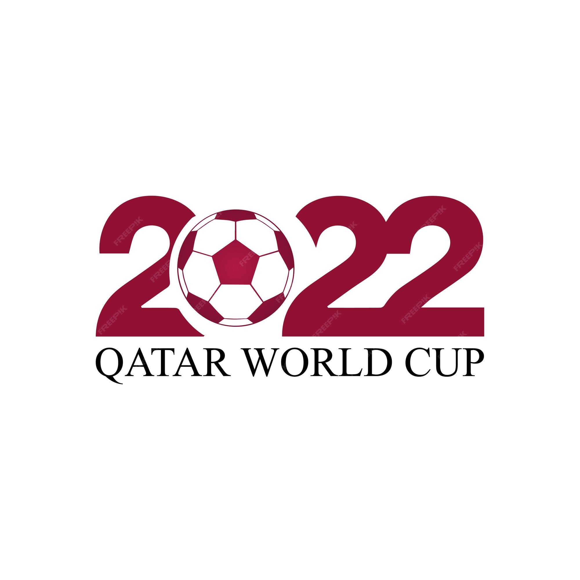 Premium Vector  Fifa world cup qatar 2022 logo stylized vector isolated  illustration with football