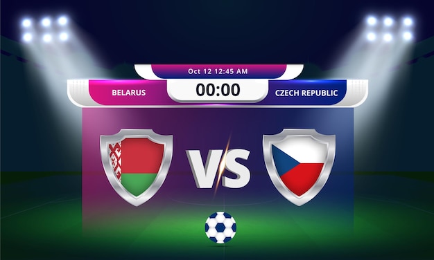 Fifa world cup qualifier 2022 belarus vs czech republic football match