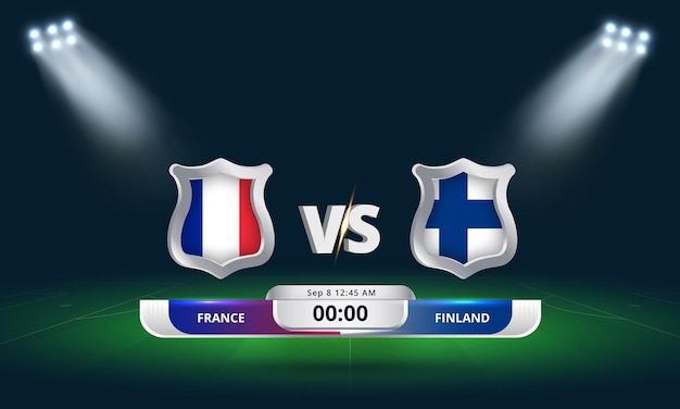 Fifa world cup qualifier 2022 france vs finland football match