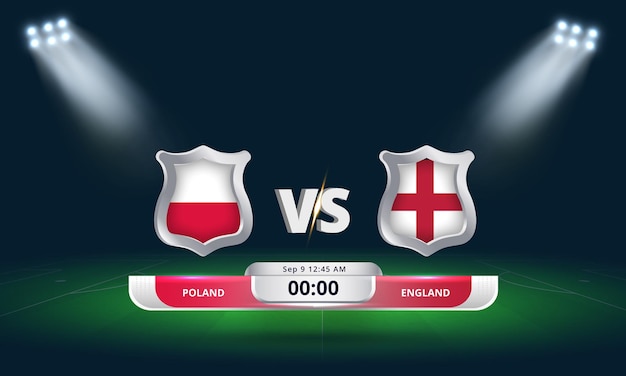 Fifaワールドカップ予選2022ポーランドvsイングランドサッカーの試合