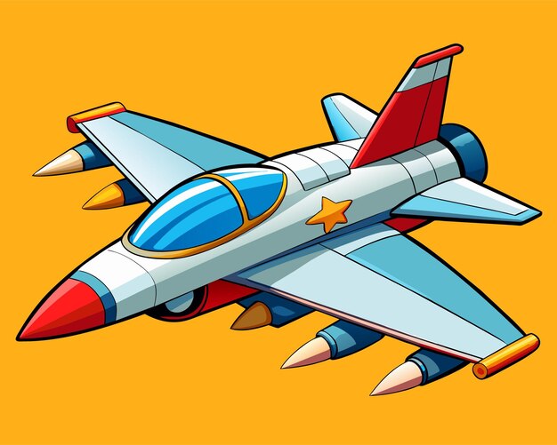 Vector fighter jet