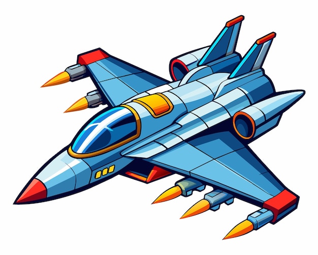 Vector fighter jet