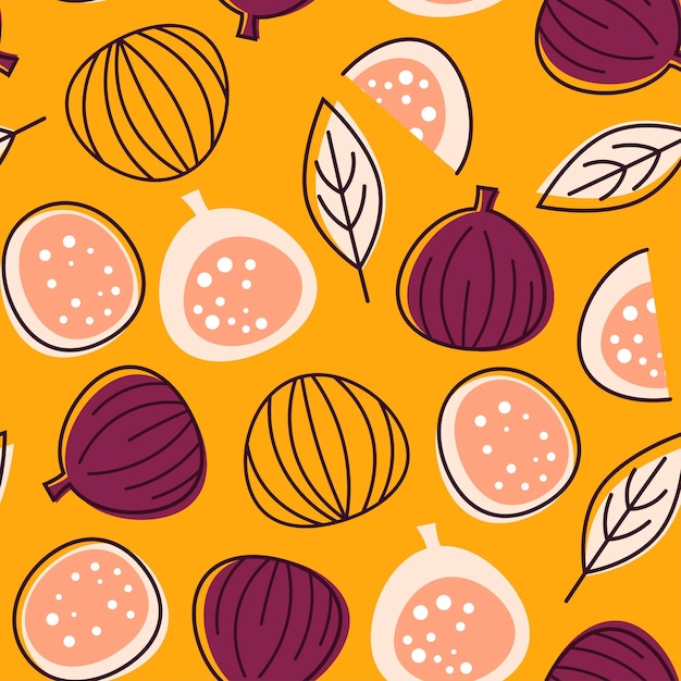 Vector figs pattern