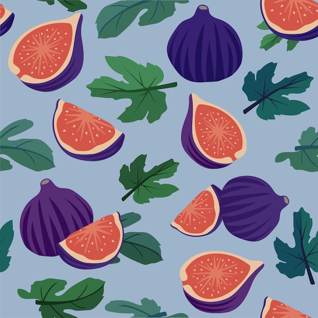 Vector figs pattern