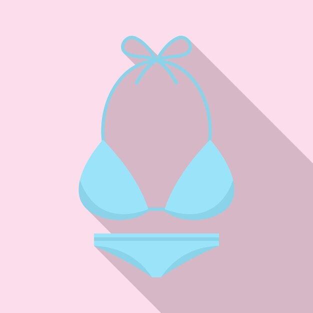 Figure swimsuit icon flat illustration of figure swimsuit vector icon for web design