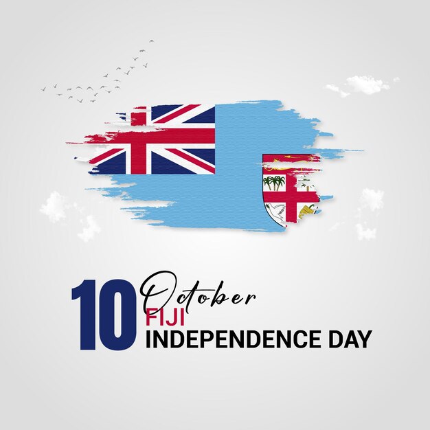 Disegno del post della festa dell'indipendenza delle fiji