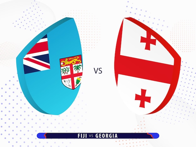 Fiji vs Georgië rugbywedstrijd internationale rugbycompetitie 2023