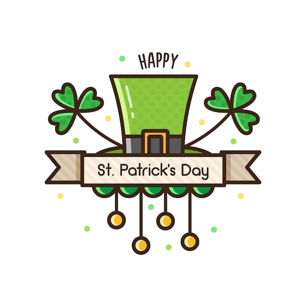 Vector fijne st patrick's day