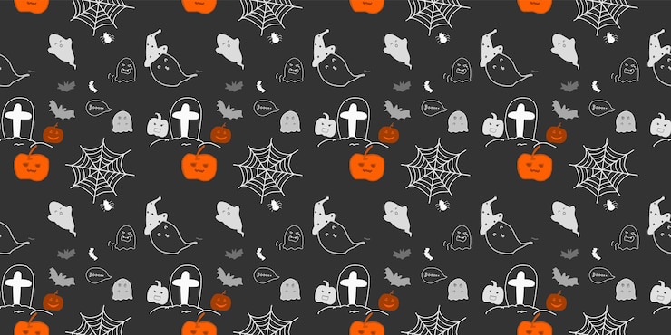 Vector fijne vakantie halloween achtergrond