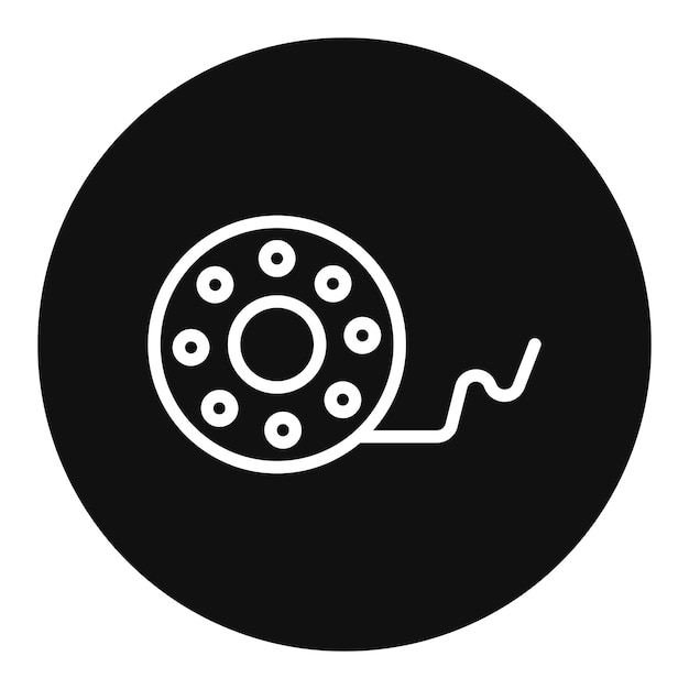 Filament Spool icoon vector afbeelding Kan worden gebruikt voor Additive Maufacturing