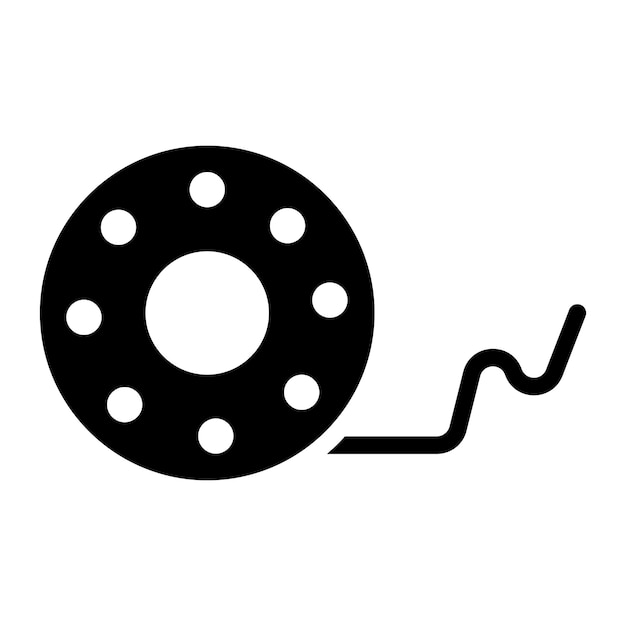 Filament Spool icoon vector afbeelding Kan worden gebruikt voor Additive Maufacturing