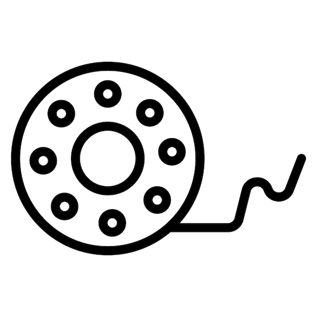 Filament Spool icoon vector afbeelding Kan worden gebruikt voor Additive Maufacturing