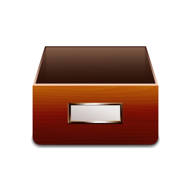 File cabinet for documents.