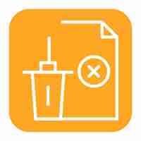 Vector file delete icon vector image can be used for documents and files