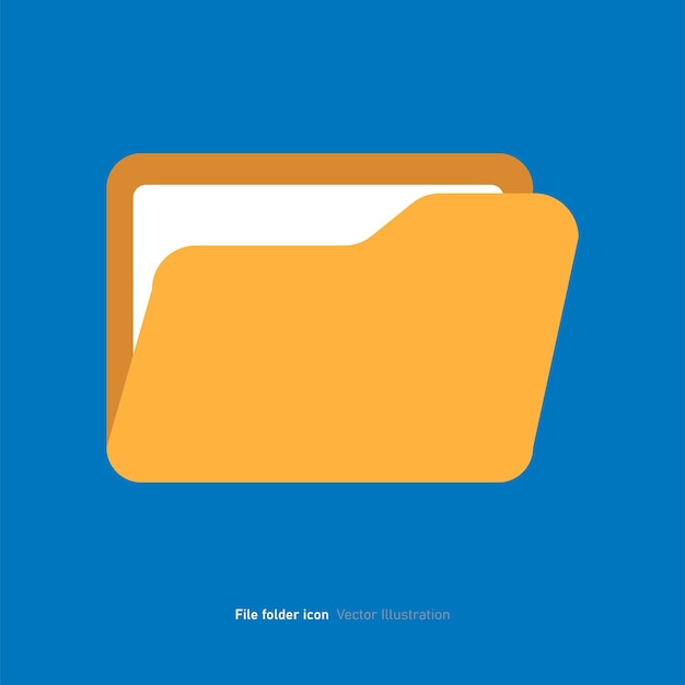 File folder icon design vector illustration