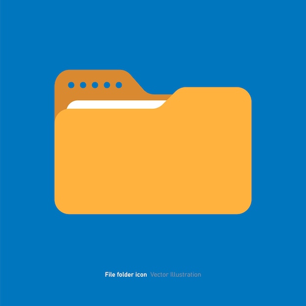 File folder icon design vector illustration