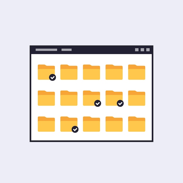 파일 폴더 터 UI 디자인