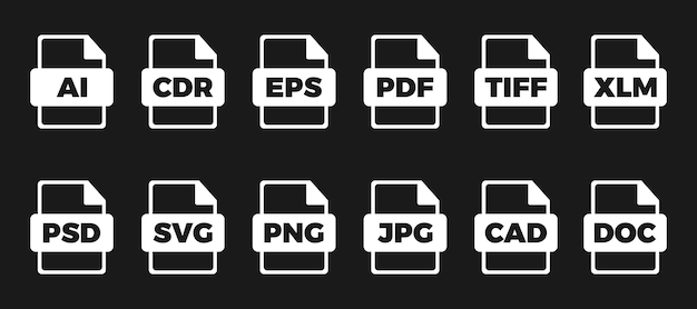 Vector file format vetor