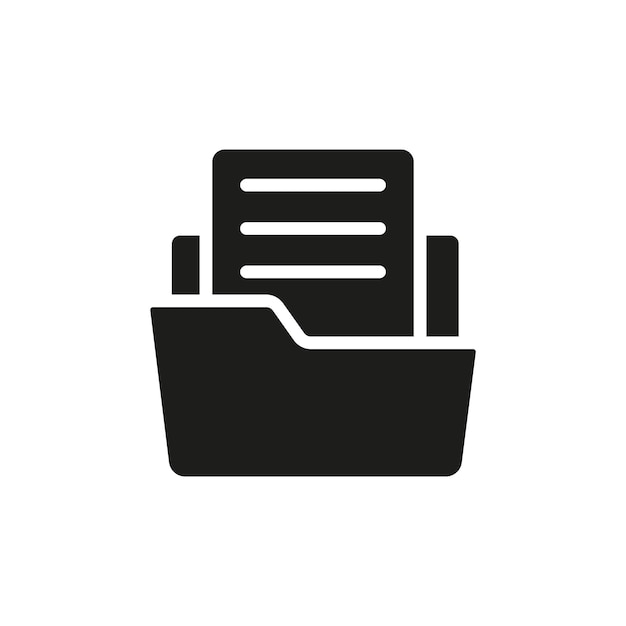 file holder icon vector design templates simple and modern