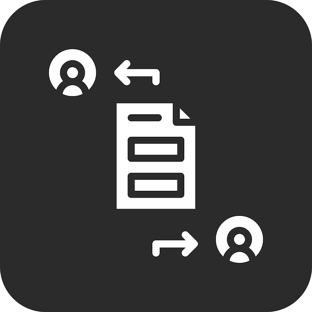 Иллюстрация иконки кодирования и разработки в векторе совместного использования файлов