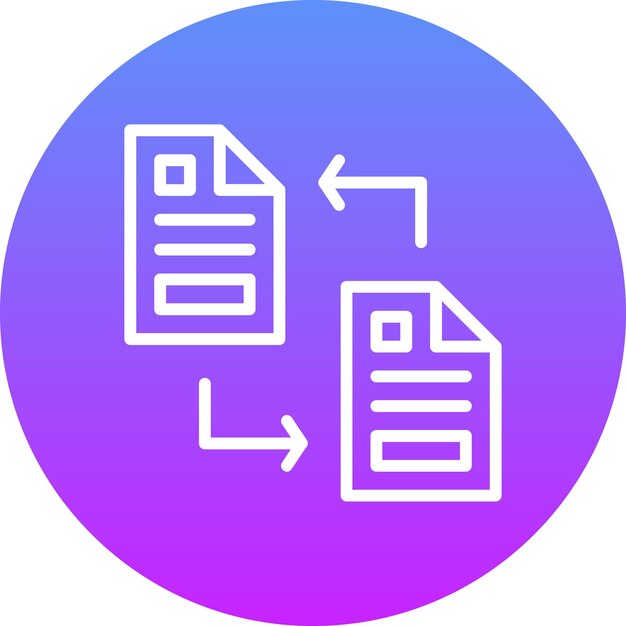 ウェブホスティングアイコンセットのファイル転送ベクトルアイコンのイラスト