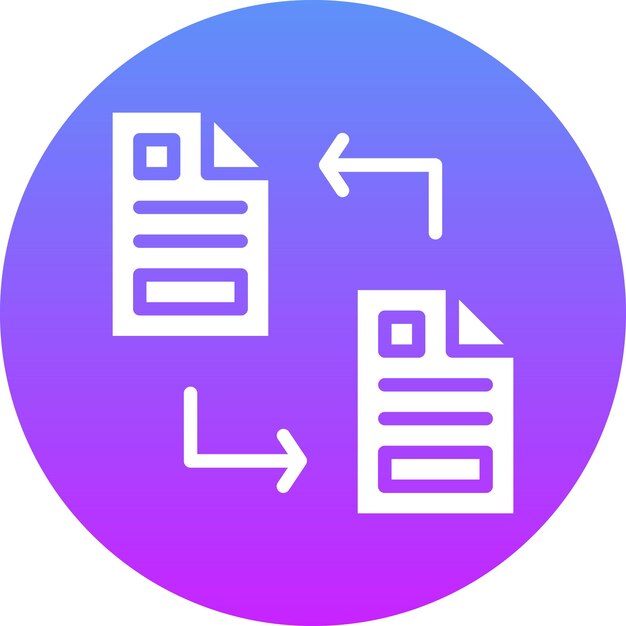 ウェブホスティングアイコンセットのファイル転送ベクトルアイコンのイラスト