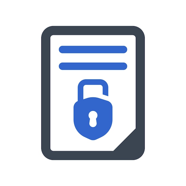 File unlock icon